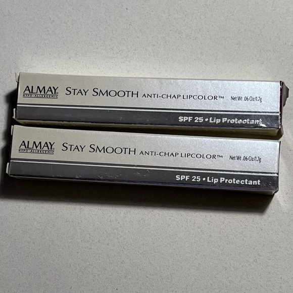 2x ALMAY Stay Smooth Anti-Chap Lipcolor with SPF 25 - Lip Protectant #37 PORT - Picture 2 of 7